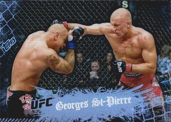 2010 Topps UFC Main Event #100 Georges St-Pierre Front