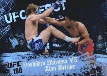 2010 Topps UFC Main Event #111 Yoshihiro Akiyama / Alan Belcher Front