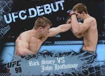 2010 Topps UFC Main Event #122 Rick Story / John Hathaway Front