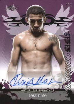 2010 Leaf MMA - Autographs Purple #AUJA1 Jose Aldo Front