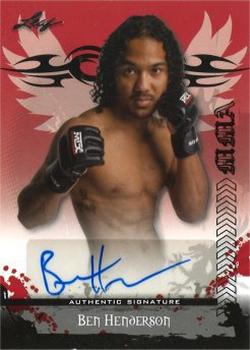 2010 Leaf MMA - Autographs Red #AU-BH1 Ben Henderson Front