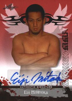 2010 Leaf MMA - Autographs Red #AU-EM1 Elji Mitsuoka Front