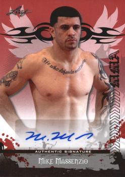2010 Leaf MMA - Autographs Red #AU-MM2 Mike Massenzio Front