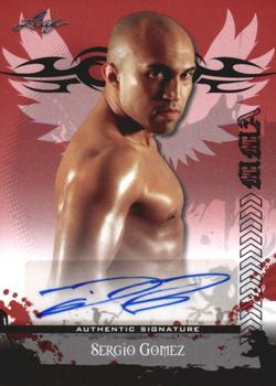 2010 Leaf MMA - Autographs Red #AU-SG1 Sergio Gomez Front