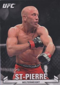 2013 Topps UFC Knockout #100 Georges St-Pierre Front