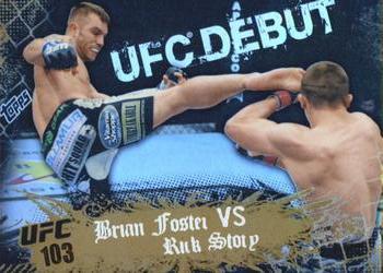 2010 Topps UFC Main Event - Gold #134 Brian Foster / Rick Story Front