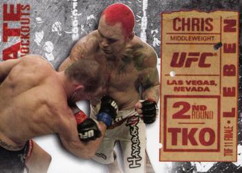 2013 Topps UFC Knockout - Ultimate Knockouts #UKO-7 Chris Leben Front