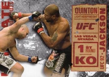 2013 Topps UFC Knockout - Ultimate Knockouts #UKO-16 Quinton Jackson Front