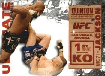 2013 Topps UFC Knockout - Ultimate Knockouts #UKO-22 Quinton Jackson Front
