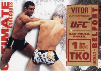 2013 Topps UFC Knockout - Ultimate Knockouts #UKO-24 Vitor Belfort Front
