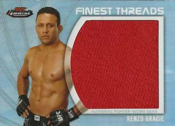 2012 Finest UFC - Finest Threads Jumbo Fighter Relics #JFT-RG Renzo Gracie Front