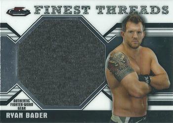 2011 Finest UFC - Finest Threads Jumbo Fighter Relics #JR-RB Ryan Bader Front