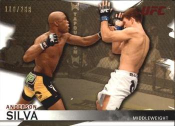 2010 Topps UFC Knockout - Gold #14 Anderson Silva Front