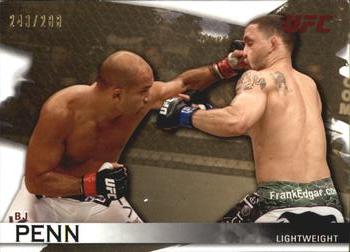 2010 Topps UFC Knockout - Gold #16 BJ Penn Front