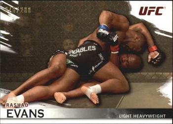 2010 Topps UFC Knockout - Gold #21 Rashad Evans Front