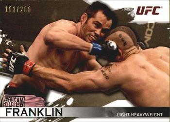 2010 Topps UFC Knockout - Gold #45 Rich Franklin Front
