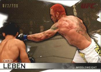 2010 Topps UFC Knockout - Gold #57 Chris Leben Front