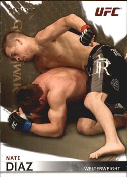 2010 Topps UFC Knockout - Gold #65 Nate Diaz Front