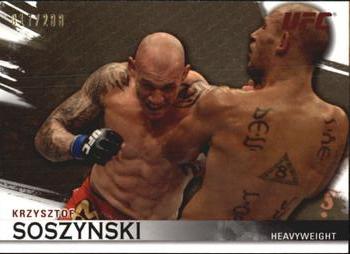 2010 Topps UFC Knockout - Gold #76 Krzysztof Soszynski Front