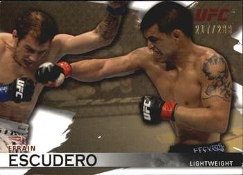 2010 Topps UFC Knockout - Gold #92 Efrain Escudero Front