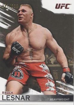 2010 Topps UFC Knockout - Gold #11 Brock Lesnar Front
