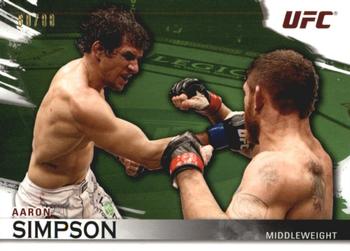 2010 Topps UFC Knockout - Green #103 Aaron Simpson Front