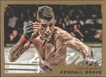 2011 Topps UFC Moment of Truth - Gold #93 Kendall Grove Front