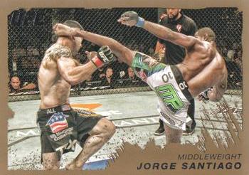 2011 Topps UFC Moment of Truth - Gold #120 Jorge Santiago Front