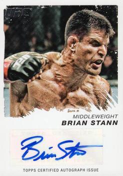 2011 Topps UFC Moment of Truth - Certified Signatures #CS-BST Brian Stann Front