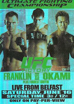 2010 Topps UFC - Fight Poster Review #FPR-UFC72 UFC 72 / Rich Franklin / Forrest Griffin / Yushin Okami Front