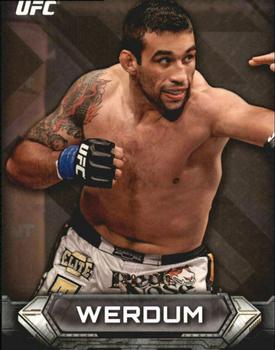 2014 Topps UFC Knockout - Gold #38 Fabricio Werdum Front