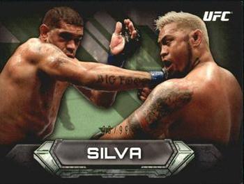 2014 Topps UFC Knockout - Green #25 Bigfoot Silva Front