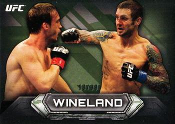 2014 Topps UFC Knockout - Green #41 Eddie Wineland Front