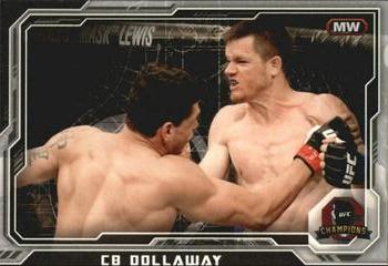 2014 Topps UFC Champions - Black #188 CB Dollaway Front