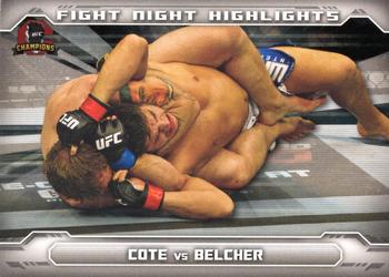 2014 Topps UFC Champions - Fight Night Highlights #FNH-AB Alan Belcher Front