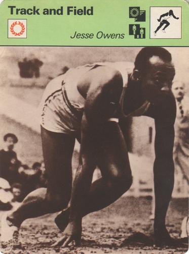 1977-79 Sportscaster Series 1 #01-04 Jesse Owens Front