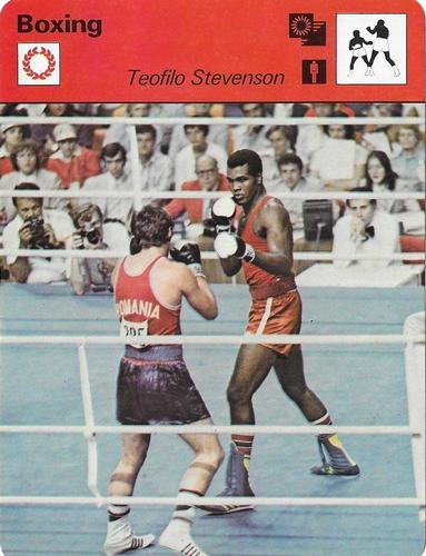 1977-79 Sportscaster Series 2 #02-23 Teofilo Stevenson Front