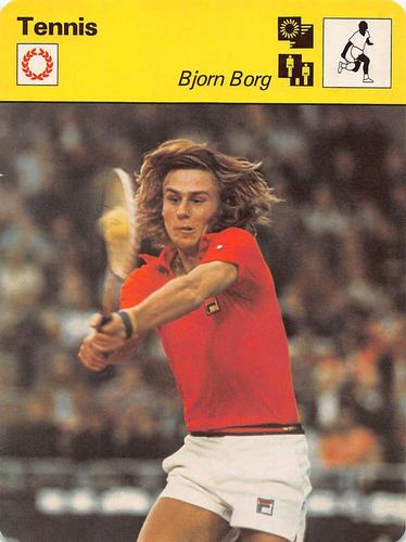 1977-79 Sportscaster Series 9 #09-21 Bjorn Borg Front