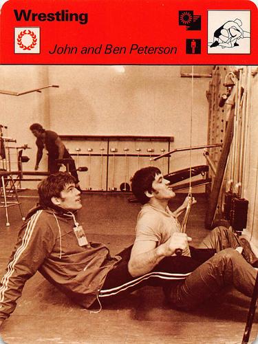 1977-79 Sportscaster Series 10 #10-11 John Peterson / Ben Peterson Front