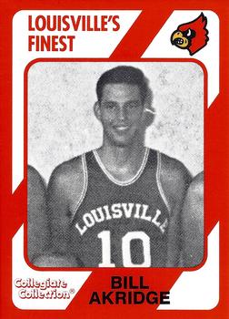 1989-90 Collegiate Collection Louisville Cardinals #214 Bill Akridge Front