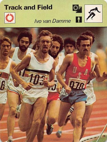 1977-79 Sportscaster Series 11 #11-22 Ivo van Damme Front