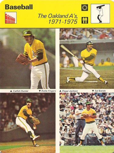 1977-79 Sportscaster Series 14 #14-09 The Oakland A's, 1971-1975 Front