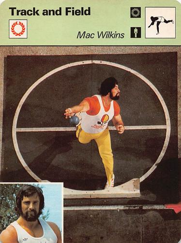 1977-79 Sportscaster Series 15 #15-20 Mac Wilkins Front