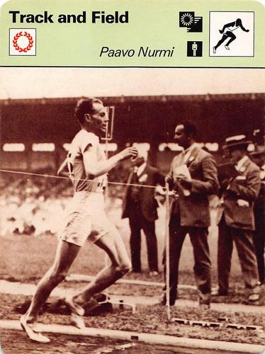 1977-79 Sportscaster Series 15 #15-03 Paavo Nurmi Front