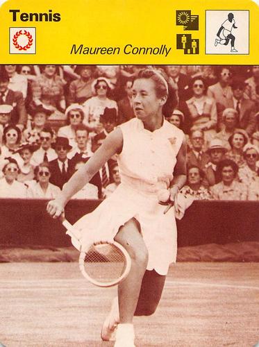 1977-79 Sportscaster Series 15 #15-19 Maureen Connolly Front
