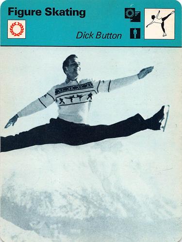 1977-79 Sportscaster Series 16 #16-24 Dick Button Front