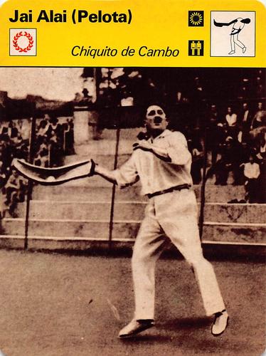 1977-79 Sportscaster Series 17 #17-03 Chiquito de Cambo Front