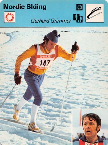 1977-79 Sportscaster Series 21 #21-08 Gerhard Grimmer Front