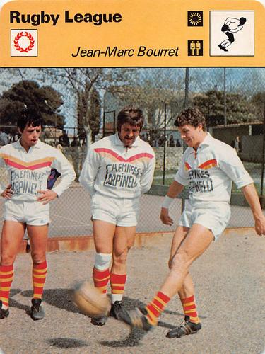 1977-79 Sportscaster Series 29 #29-23 Jean-Marc Bourret Front