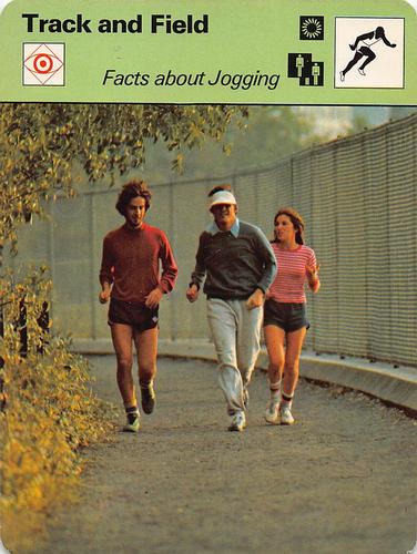 1977-79 Sportscaster Series 32 #32-02 Facts about Jogging Front